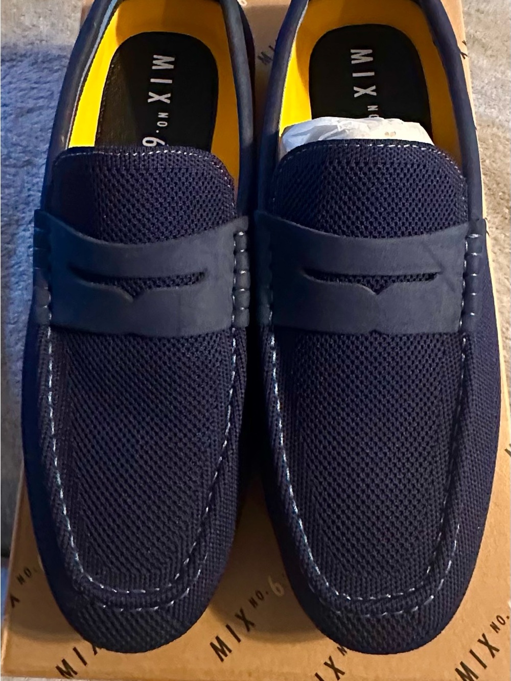 Mix No. 6 Cairro Penny Loafers Men's 9 Blue